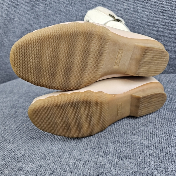 Sperry Duck Boots Womens Lambs Wool Ivory SHERPA Liner Size 9 STS82553 Winter - Picture 9 of 14
